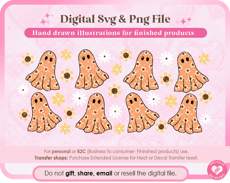 Ghost de Barro 16oz wrap Svg & Png