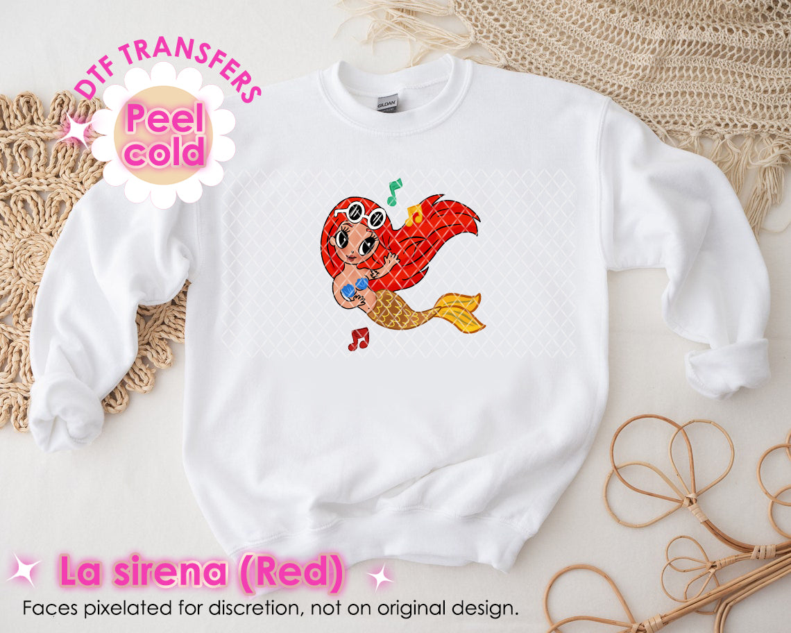 DTF Transfer La Sirena