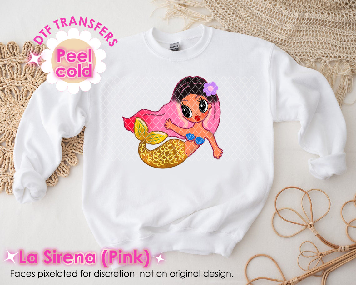 DTF Transfer La Sirena (pink)