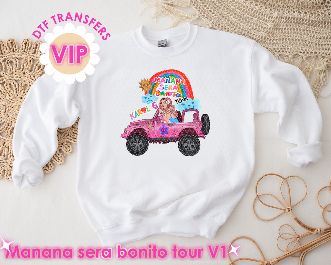 DTF Transfer MSB doll tour