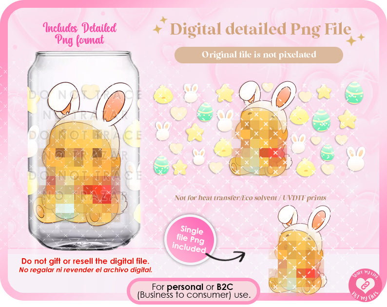 Bunny Honey Bear Digital Png File
