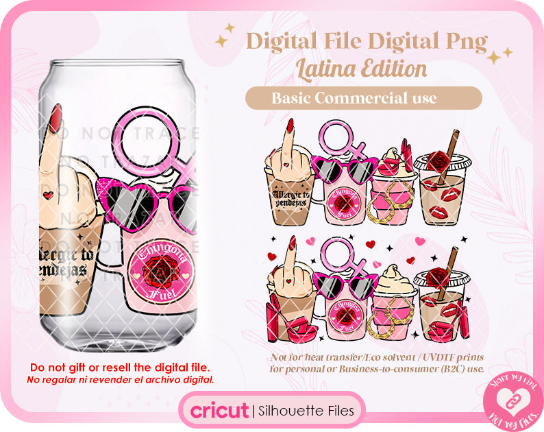 Chingona Fuel Cafecitos Png file