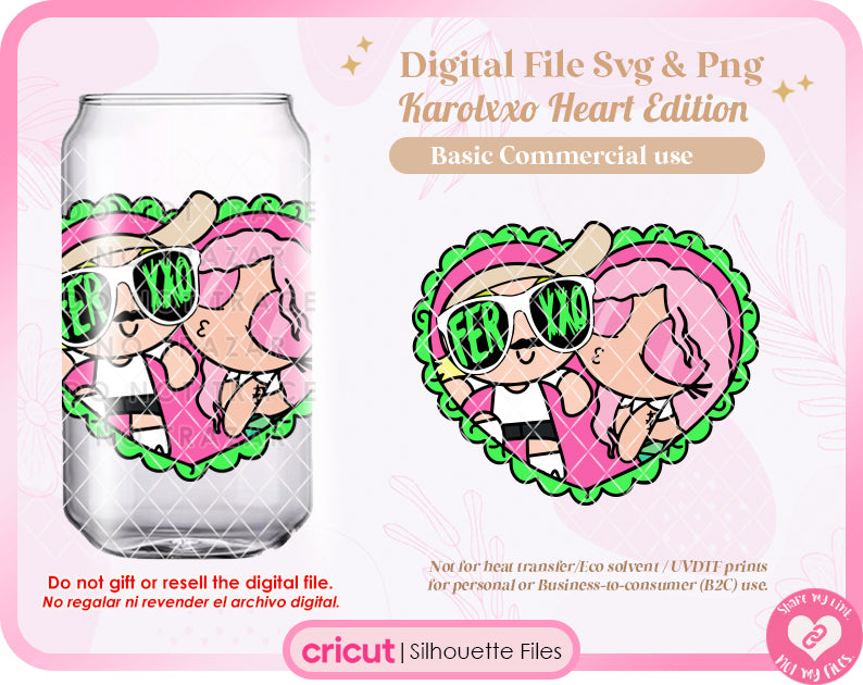 PPG Karolxxo Lace heart Svg, Png