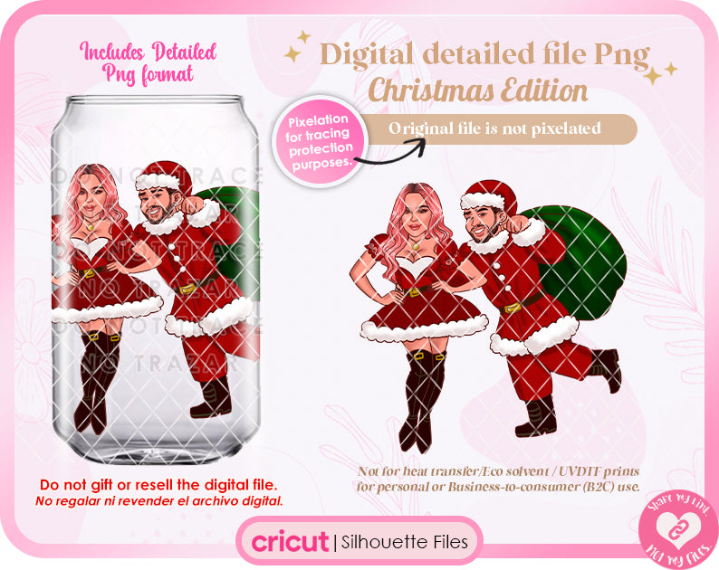 Karol & Benito Stole Christmas Png Digital Download