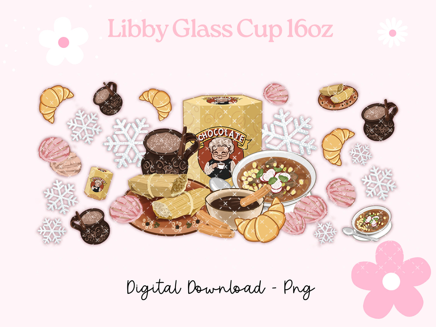 Christmas Calories Don't count Png Digital File