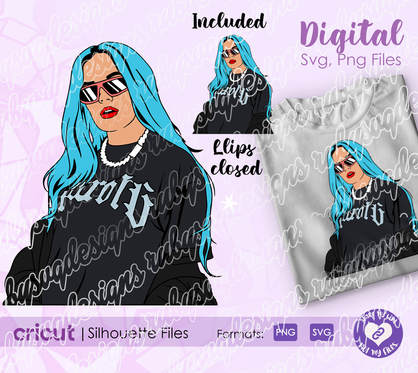 Karol G SVG, Bichota PNG Digital File