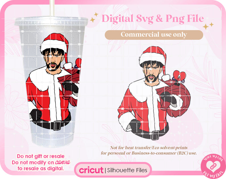Benito Santa Svg & Png