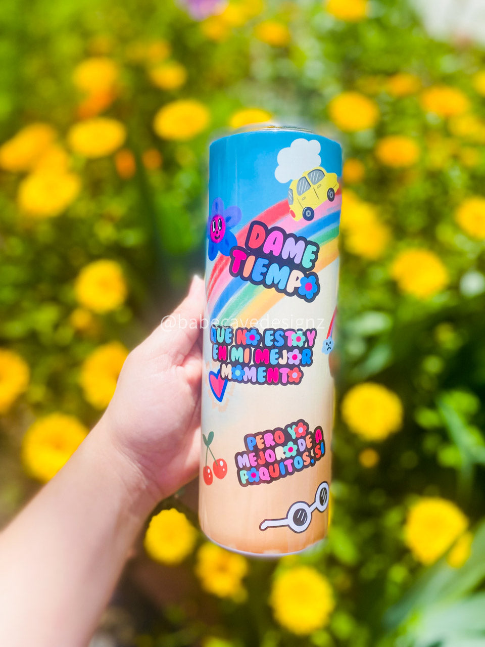 Dame tiempo mientras me curo Tumbler 20oz