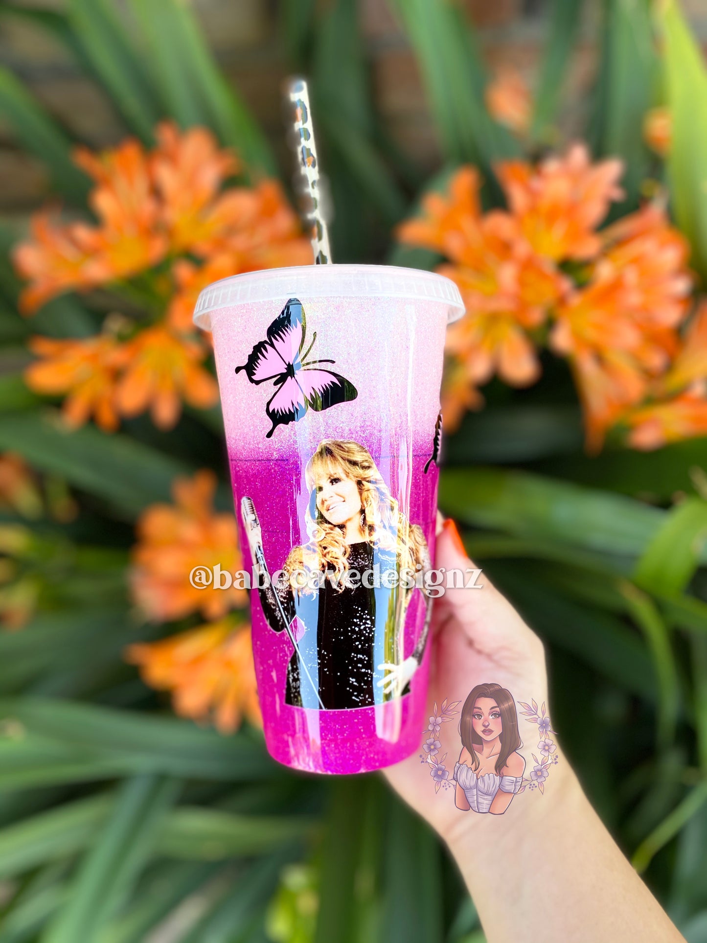 Jenni Rivera Personalized Starbucks Iced Coffee Cup