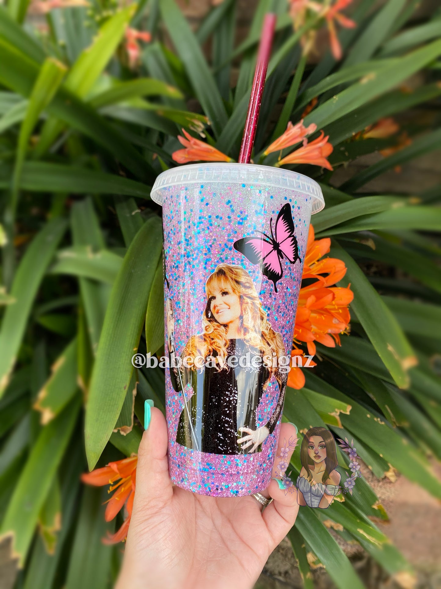 Jenni Rivera Personalized Starbucks Iced Coffee Cup