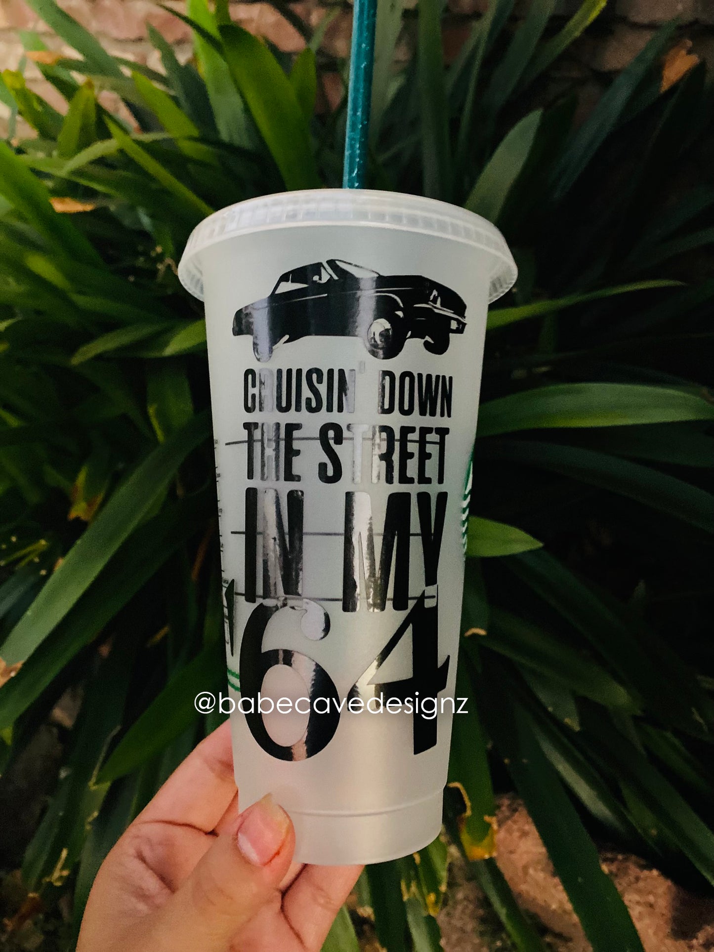 Eazy E Rapper 90's raised me Starbucks Cup