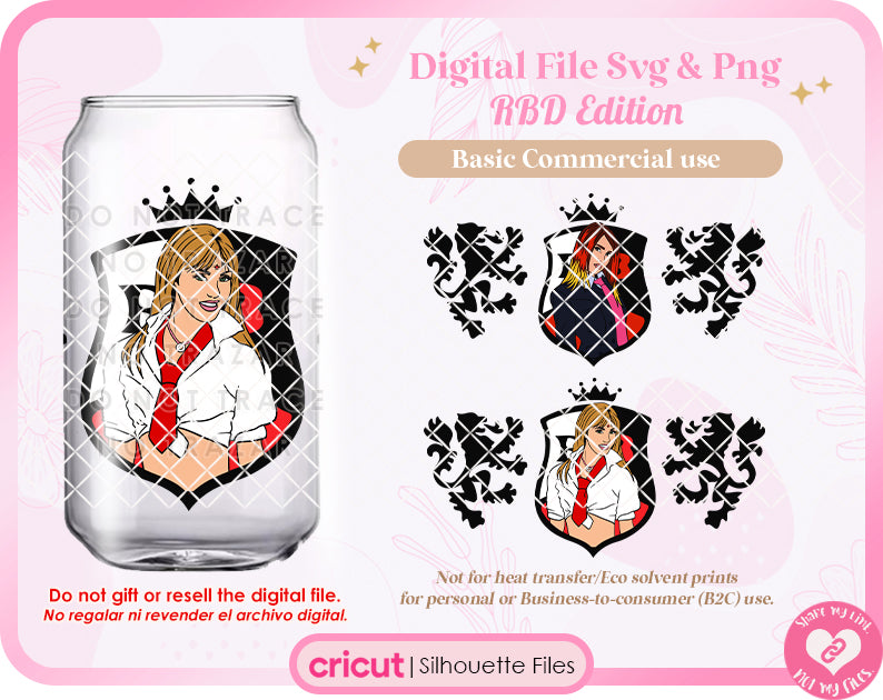 Rebelde Wrap Roberta & Anahi Svg, Png