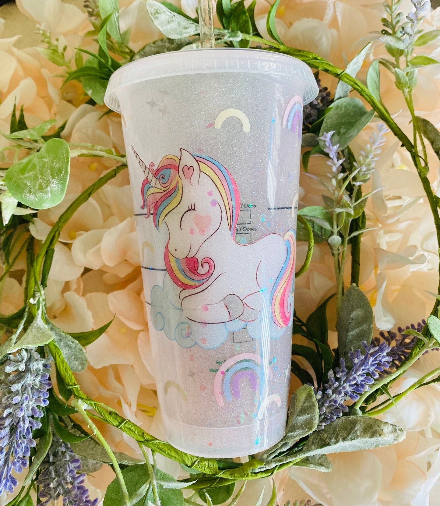 Unicorn Personalized Starbucks, Venti Cup, Iced coffee glitter, Starbucks Ice Cup, Vinyl Personalized, Epoxy seal