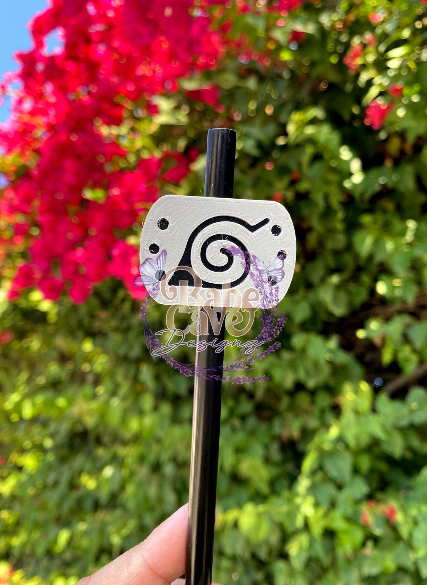 Anime Hero theme Straw Topper