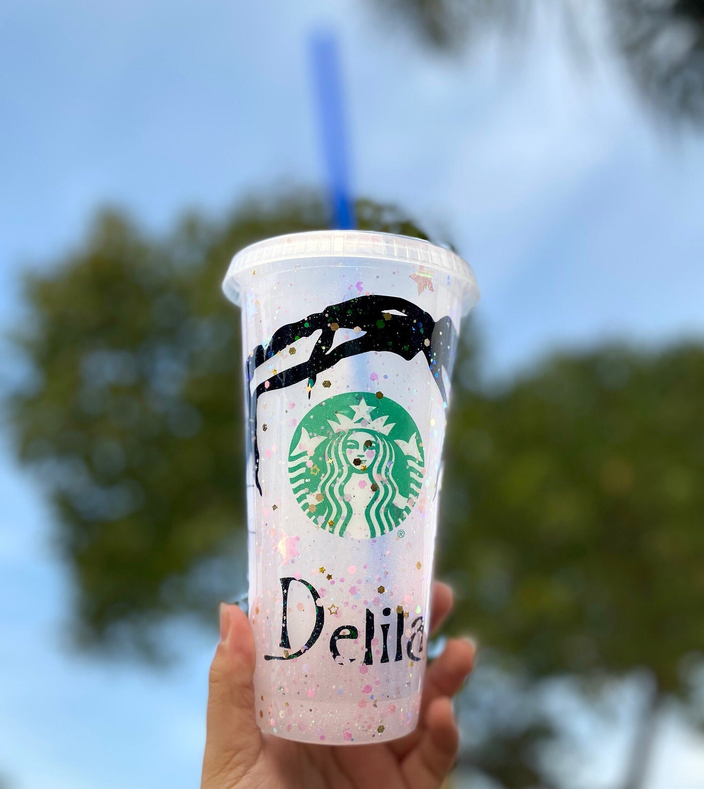 Coraline Halloween Cold Starbucks cup