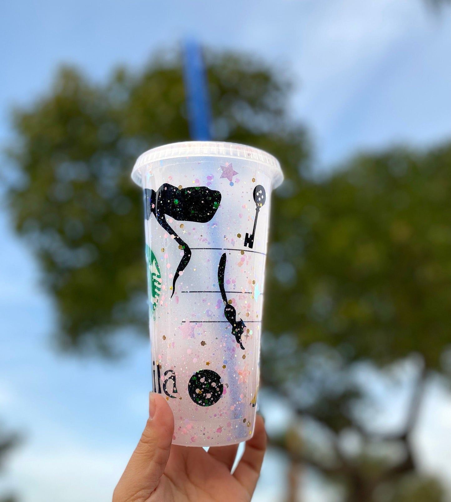Coraline Halloween Cold Starbucks cup