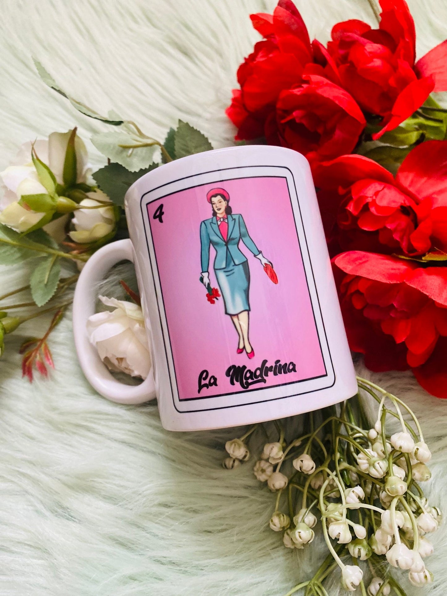 La Madrina Loteria Mug, God Mother Mug