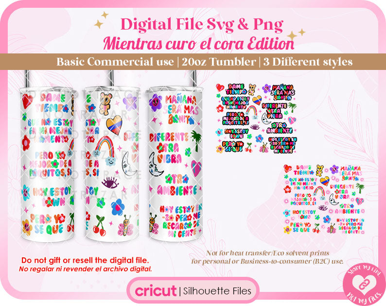 Manana sera bonito 20oz Tumbler Digital Svg Png