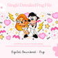 Puppy Love wrap Png Digital File