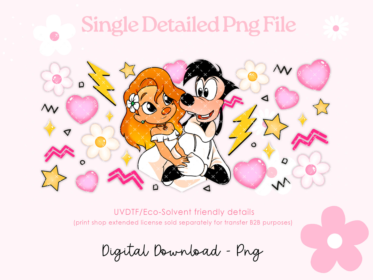 Puppy Love wrap Png Digital File