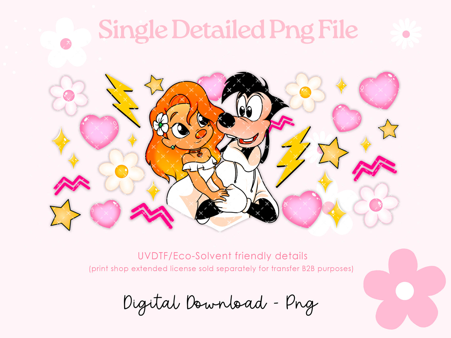 Puppy Love wrap Png Digital File