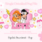 Puppy Love wrap Style 2 Png Digital File