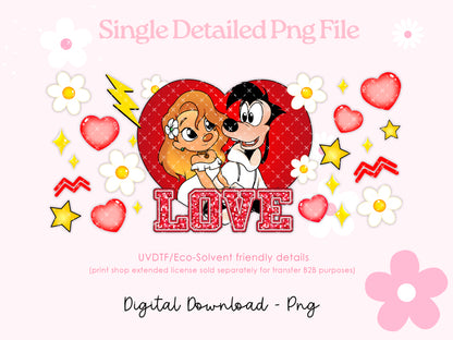 Puppy Love wrap Style 2 Png Digital File