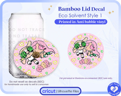 Karolxxo Bamboo Eco-Solvent Lid Decal