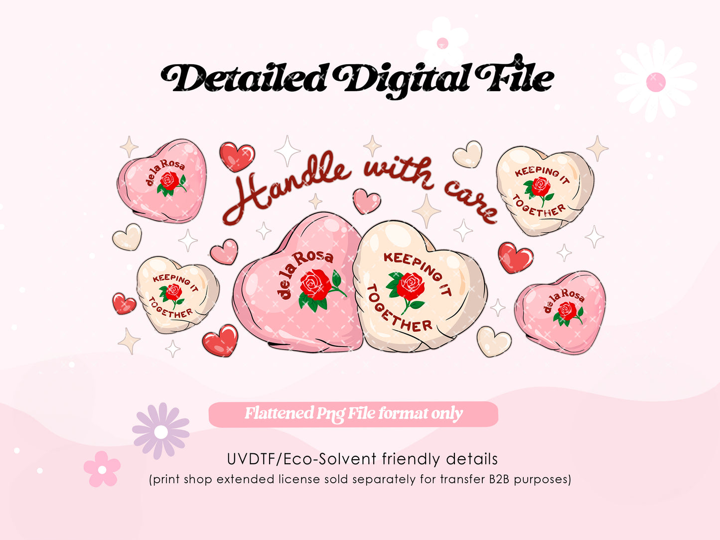 Handle with care Affirmation Png Digital File Wrap