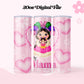 Mom Spanish Affirmations Lele Doll Straight Tumbler 20oz Png