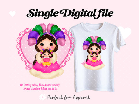 Lele Doll Latina Single Png No words Digital File
