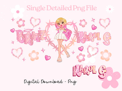 Karol Br@tz wrap Detailed Png Digital File