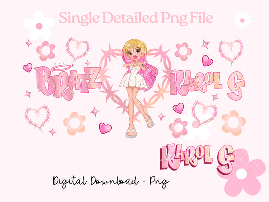 Karol Br@tz wrap Detailed Png Digital File