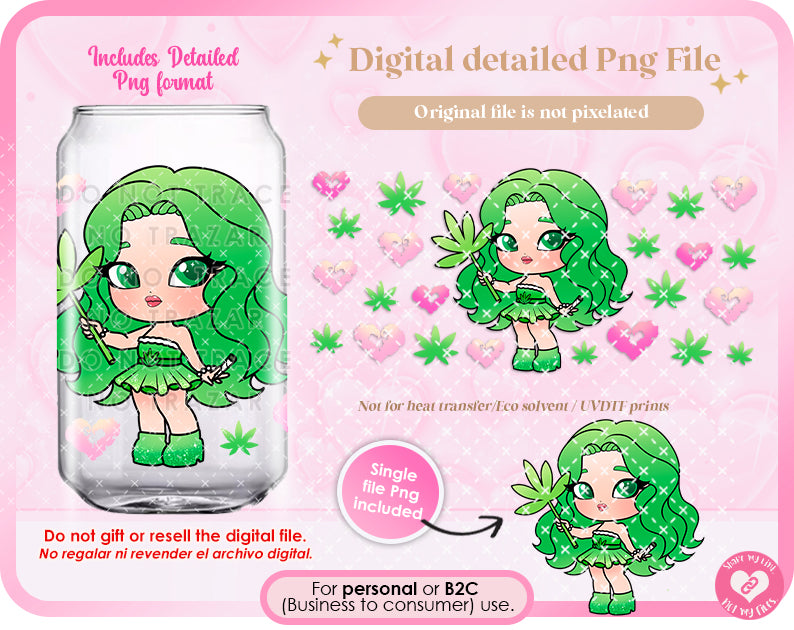 Puffin Princess Digital Png File