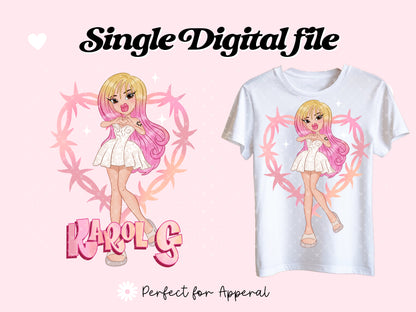 Karol Br@tz Single Detailed Png Digital File