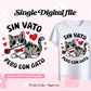 Gatos before Vatos Svg & Png Wrap Digital File