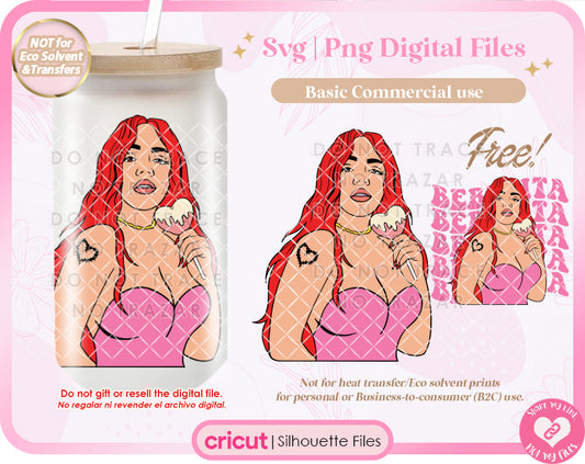 Karol G Valentine Bebecita Svg, Png