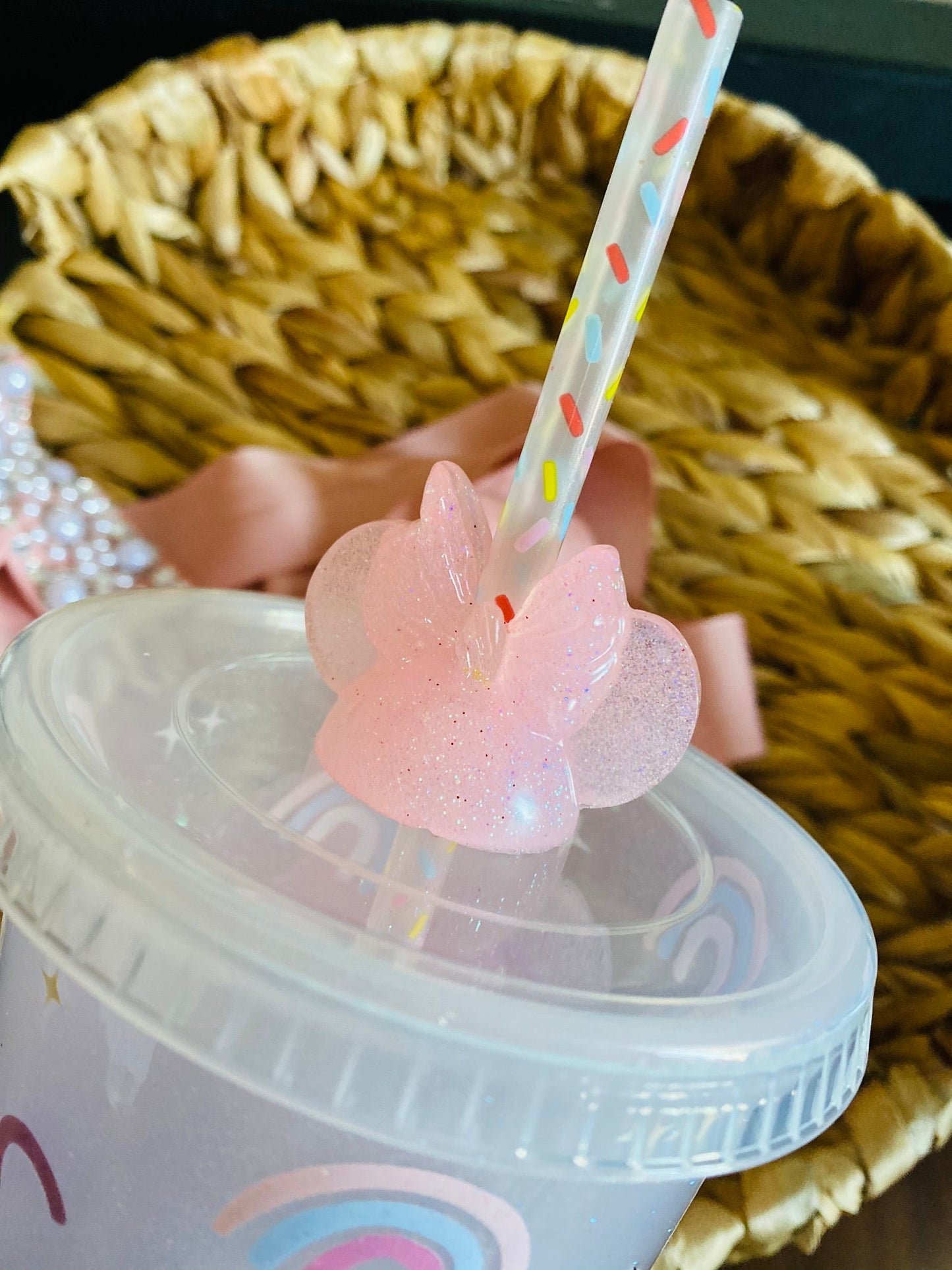 Conffetti  Birthday Reusable Plastic Straws