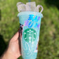 Bad bunny Starbucks Cold Glitter Cup