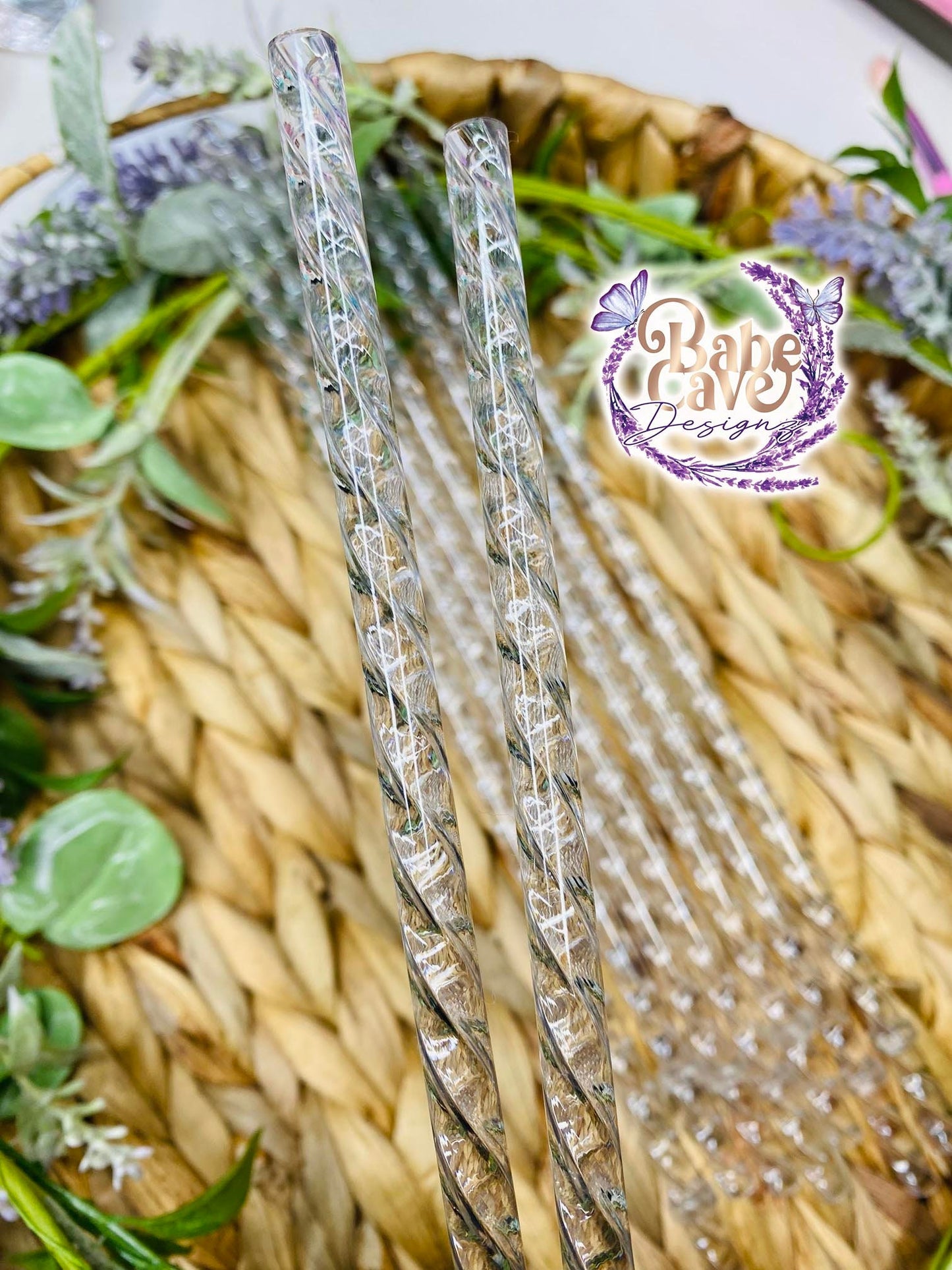 Crystal Straw Reusable BPA FREE Straws