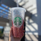Ombre Tumbler | Ombre Glitter Cup | Rhinestone Cup | Personalized Glitter Cup | Bedazzled Cup