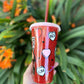 Tejano Queen Venti Iced coffee Tumbler || La Reyna de la cumbia Starbucks Clear Cups & Skinny Tumblers | Personalized Cups