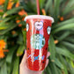 Tejano Queen Venti Iced coffee Tumbler || La Reyna de la cumbia Starbucks Clear Cups & Skinny Tumblers | Personalized Cups