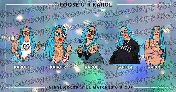 Karol G Confetti Color change Starbucks Cold Cup